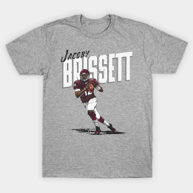 Jacoby Brissett Washington Slant T-Shirt by danlintonpro